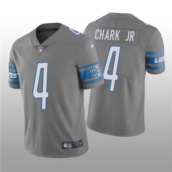 Nike Men & Women & Youth Detroit Lions #4 DJ Chark Jr. Gray Vapor Untouchable Limited Stitched Jersey,We sell and wholesale Nike Men & Women & Youth Detroit Lions #4 DJ Chark Jr. Gray Vapor Untouchable Limited Stitched Jersey on line form chian!